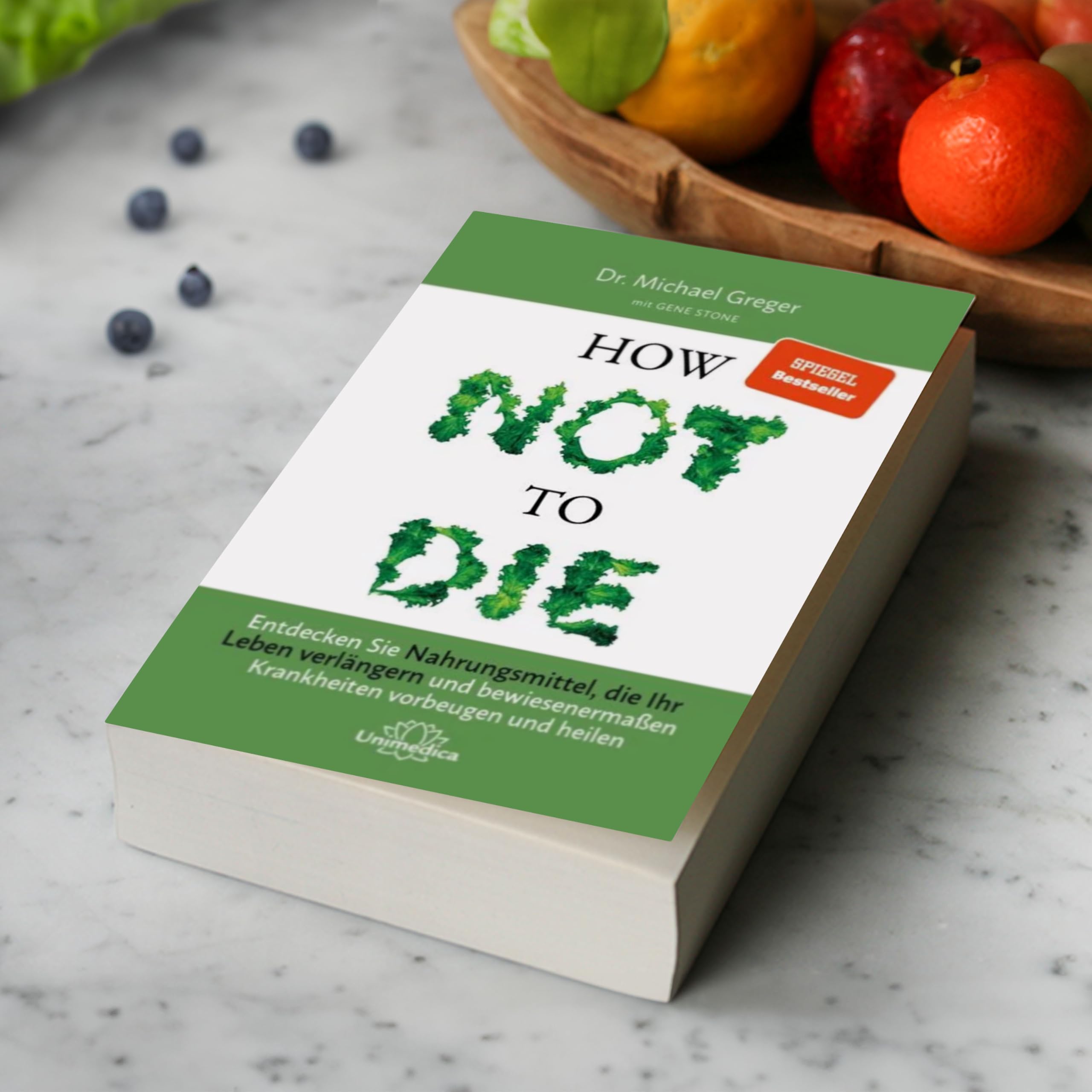 How Not to Die Buch-Set von Dr. Michael Greger - Gesundheit & Ernährung: "How Not to Die" & "Das HOW NOT TO DIE Kochbuch" mit exkl. Lesezeichen - Über 100 Rezepte zur Krankheitsvorbeugung und Heilung