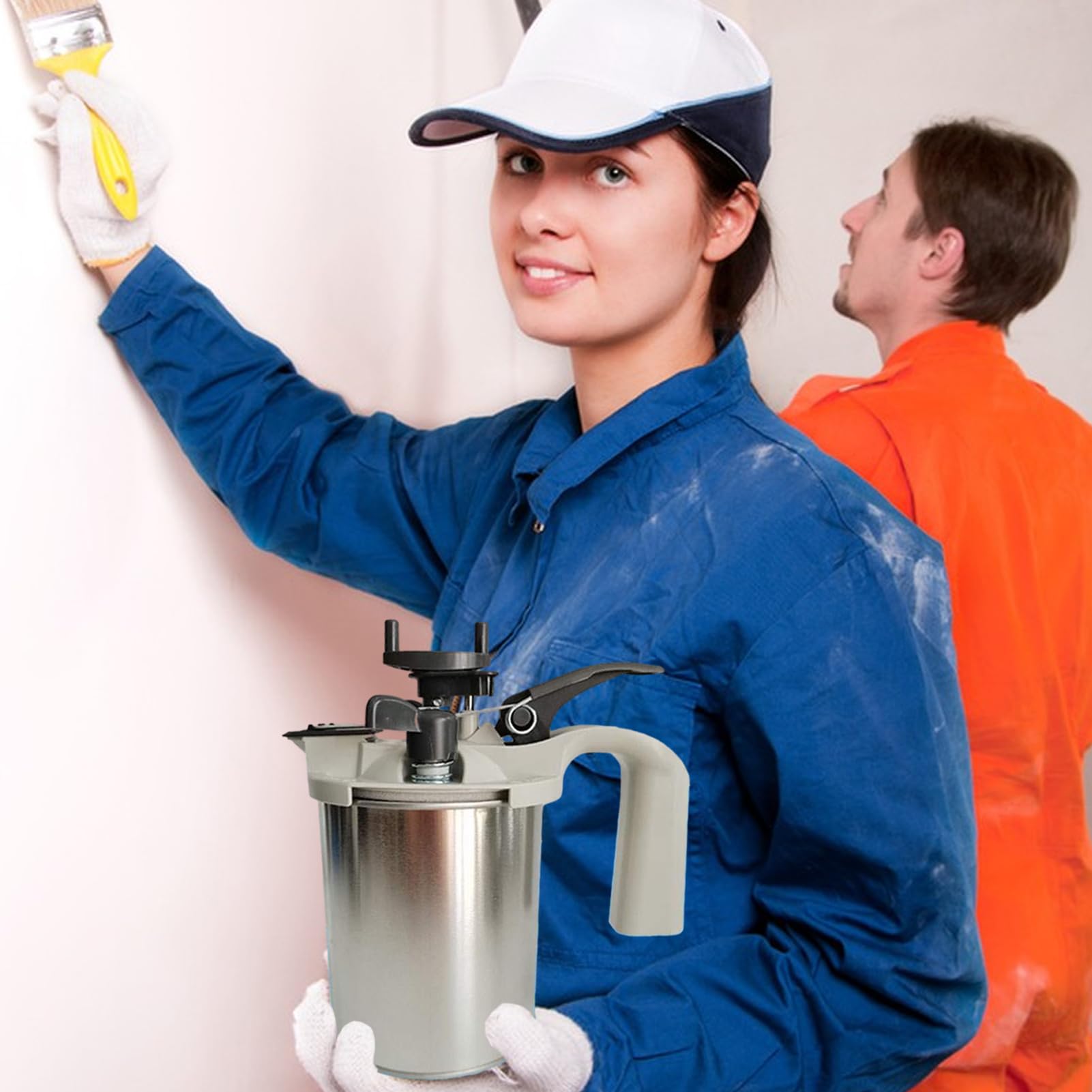 Outil de mélange de peinture de voiture – Bouchon universel pour mélanger la peinture sans goutte | Outil manuel pour pots de 3,5 l, couvercle avec joint, atelier, garage et réparation