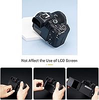 Vista 66 de EOS R10 Eyecup Eyepiece,Soft Silicon Extended Camera Eye Cup Viewfinder especialmente diseñado para cámara sin espejo Canon EOS R10