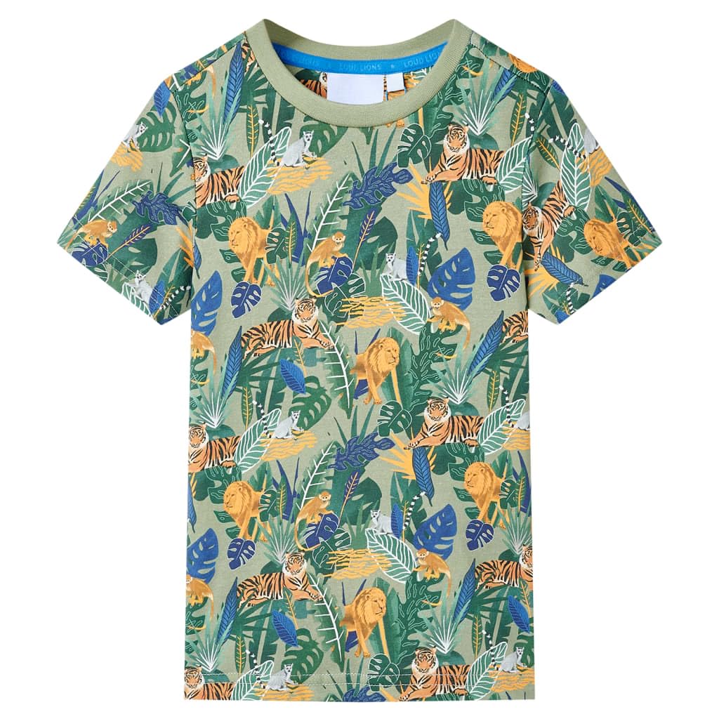 Vidaxl (128 (7-8Y)) Kids' T-Shirt With Short Sleeves Tee Toddler Children T Shirt Multicolour 128 Not,Specified