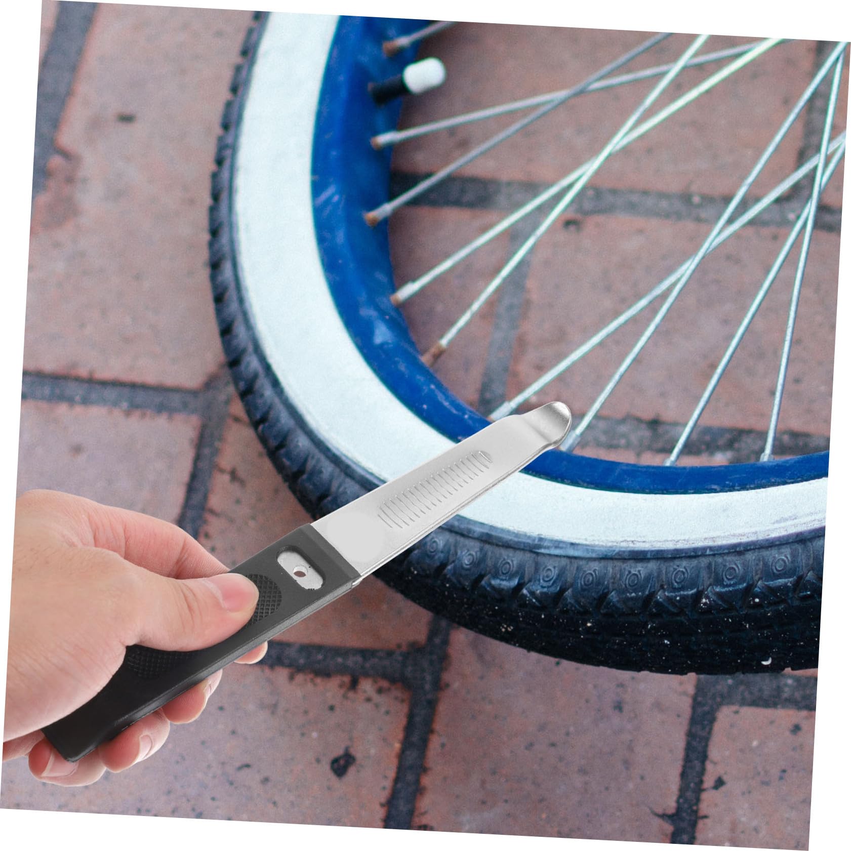 INOOMP 2St Heimtrainer Fahrrad Reparaturwerkzeug für Fahrradreifen Reifenentferner Reifenmontiermaschinen für Fahrräder Reifenheber für Outdoor-Fahrräder Fahrrad Reifenheber Reifenstange
