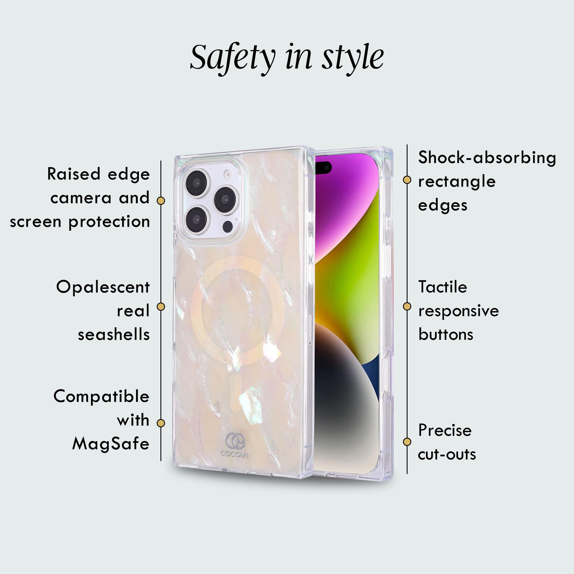 Amazon.com: Cocomii - Rectangle Case Compatible with iPhone 16 Pro