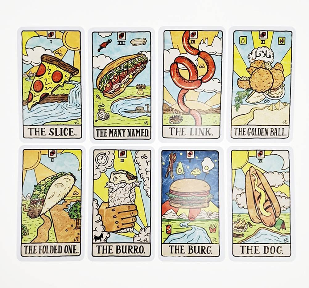 Amazon.co.jp: フードフォーチュンタロットカード,Food Fortunes Tarot