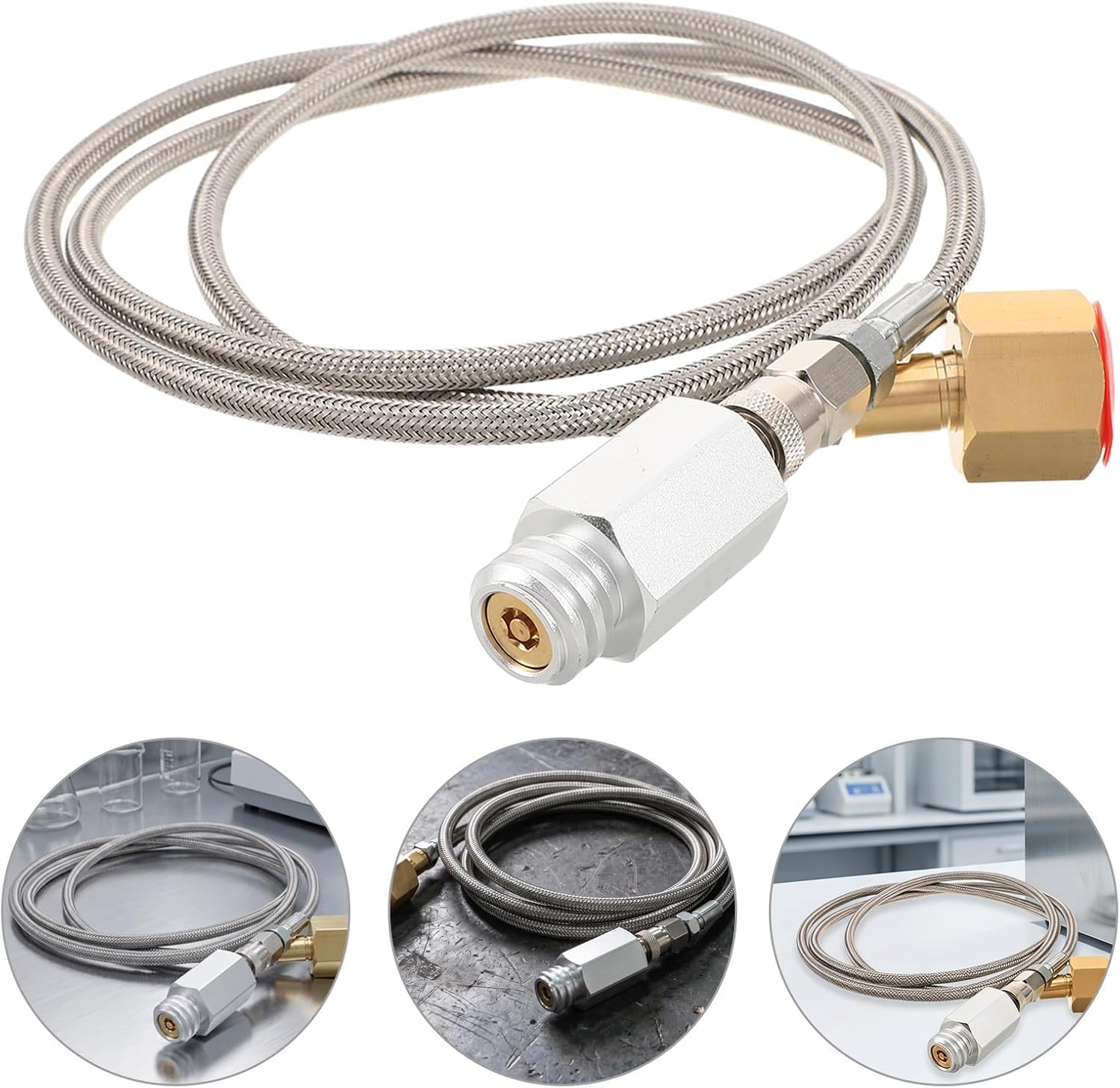Soda Machine Co2 Adapter Hose Quick Connect Steel Tube