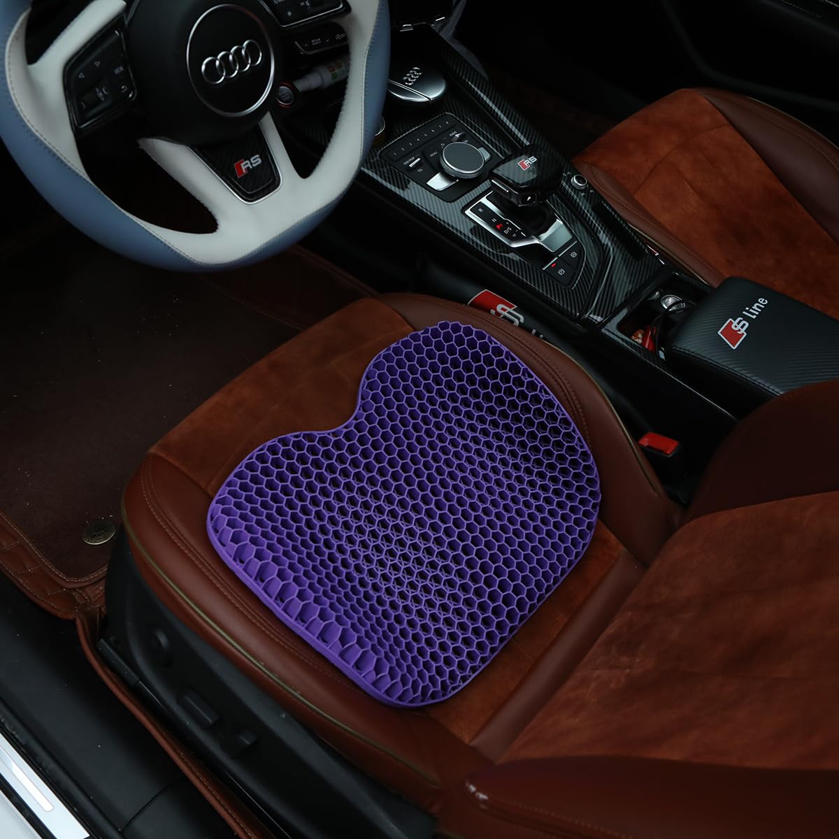 Luksinlong Cuscino Gel Sedia, Cuscino a U Ergonomico, Cuscino Antidecubito, Cuscini per Sedie da Ufficio, Automobili e Sedie a Rotelle