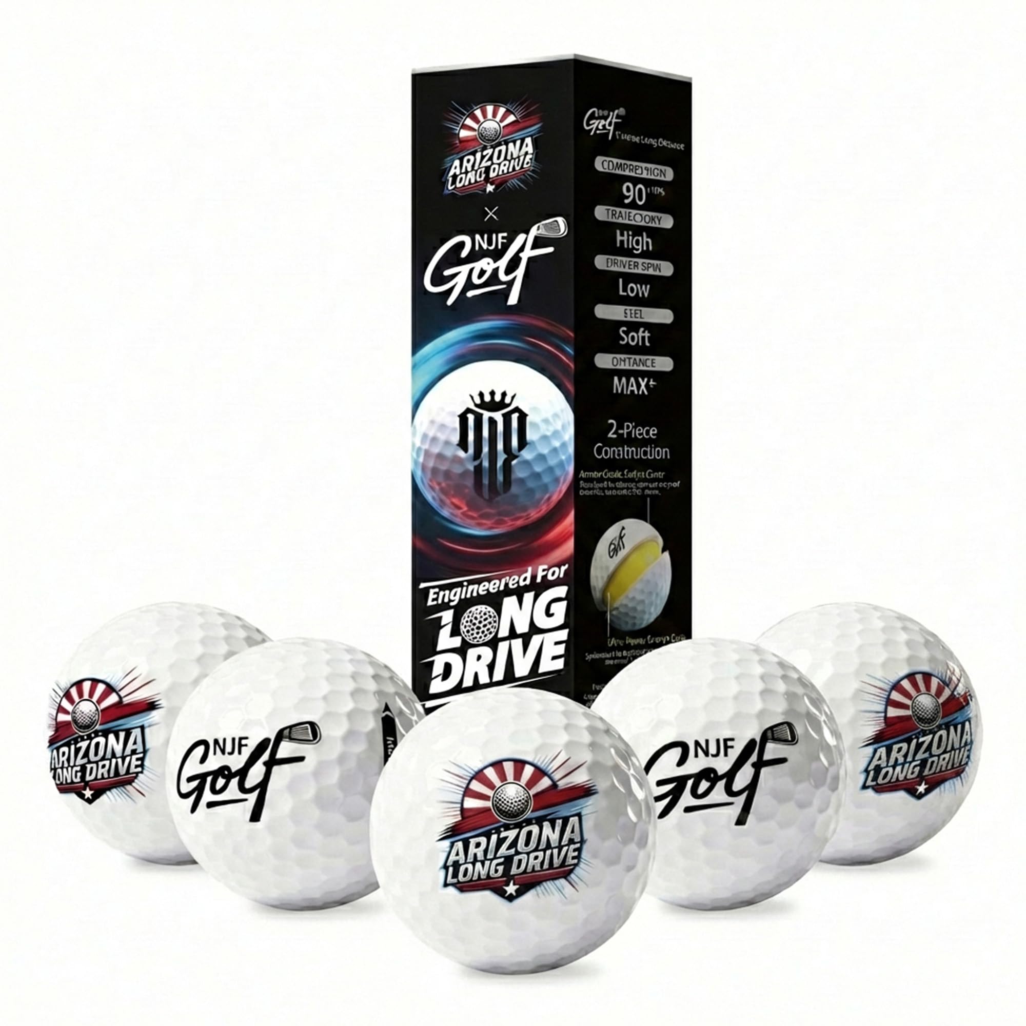Amazon.com : NJF Golf XLD Extreme Long Distance Golf Balls Soft