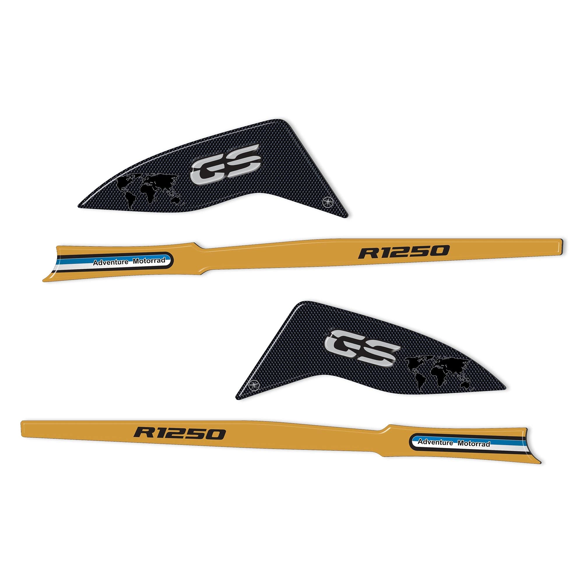 Labelbike 3D Stickers HandStickers Compatible with BMW R 1250 GS 2019-2022 Motorcycles