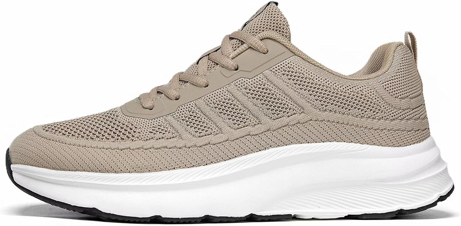 KDN Men's Wide Toe Box Shoes Cushioned Road Running Shoes Non Slip Mens Walking Sneakers for Wide Feet Comfortable Athletic Gym Workout Shoes Wide Width - Image 2