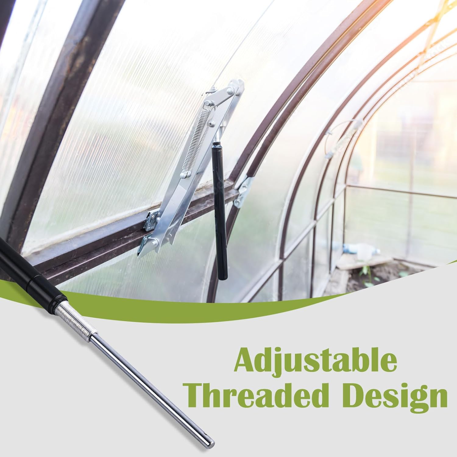 CHANGE MOORE Replacement Cylinder for Automatic Vent Opener, Sensitive Greenhouse Window Opener Auto Cylinder, Automatic Opener Temperature Control Window Greenhouse Accessories 2Pcs