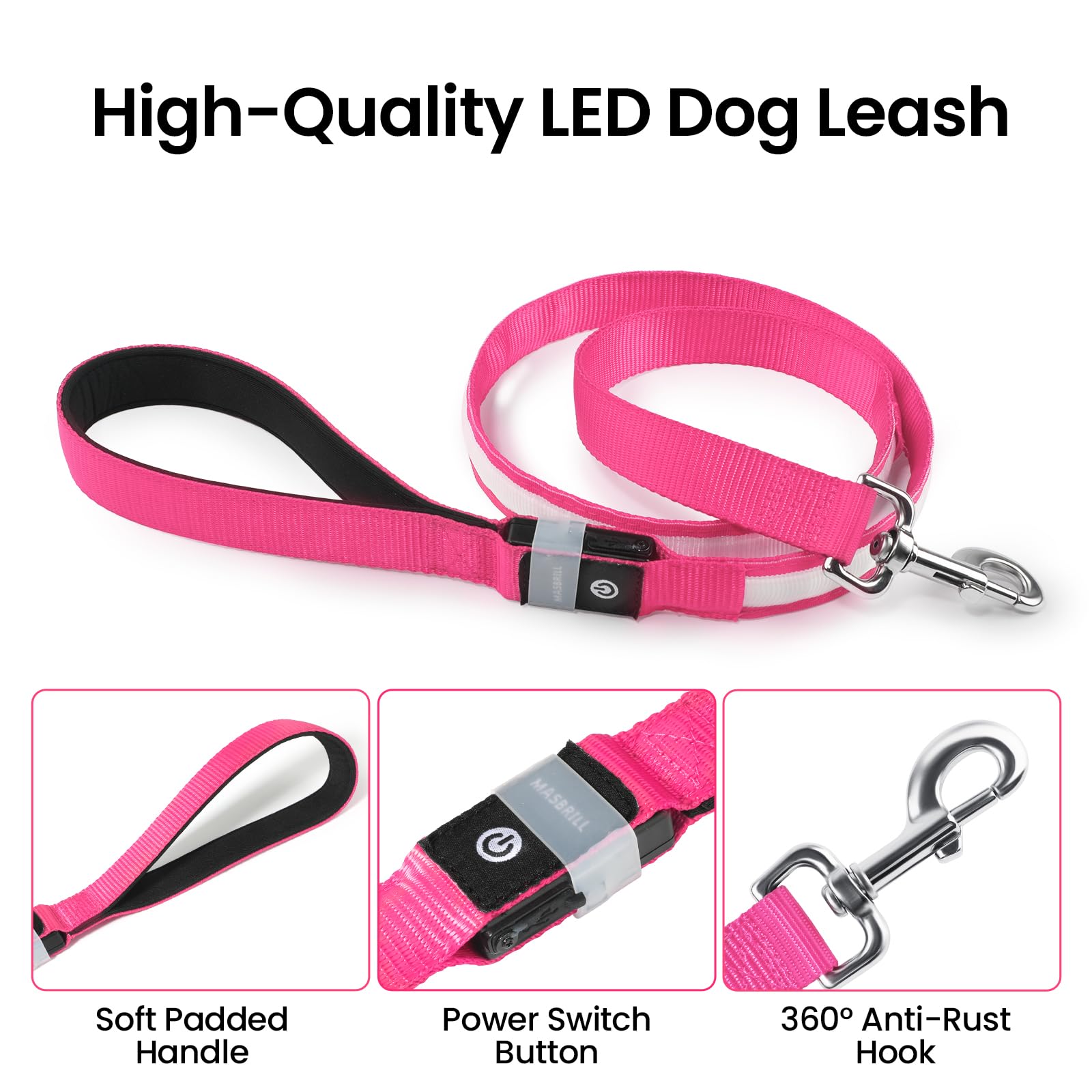 TENXSNUG Collare Luminoso per Cani Ricaricabile USB, Collare LED Regolabile con 3 Modalità di Illuminazione per Cani di Piccola Media Grande Taglia in Tutta Sicurezza di Notte - Azzurro - L TENXSNUG Collare Luminoso per Cani Ricaricabile USB, Collare LED Regolabile con 3 Modalità di Illuminazione per Cani di Piccola Media Grande Taglia in Tutta Sicurezza di Notte - Azzurro - L