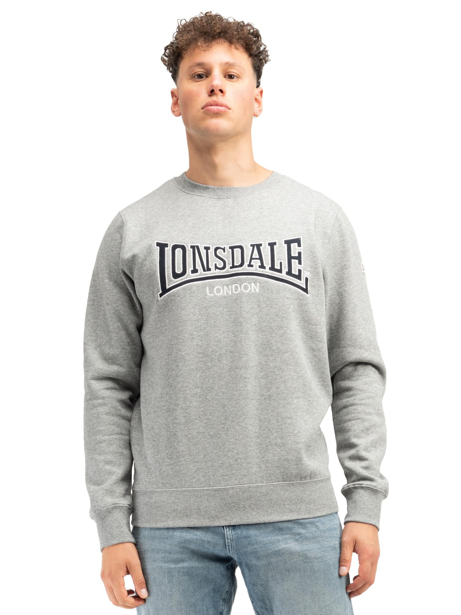 Lonsdale Men's sweatshirt - Grey - S
