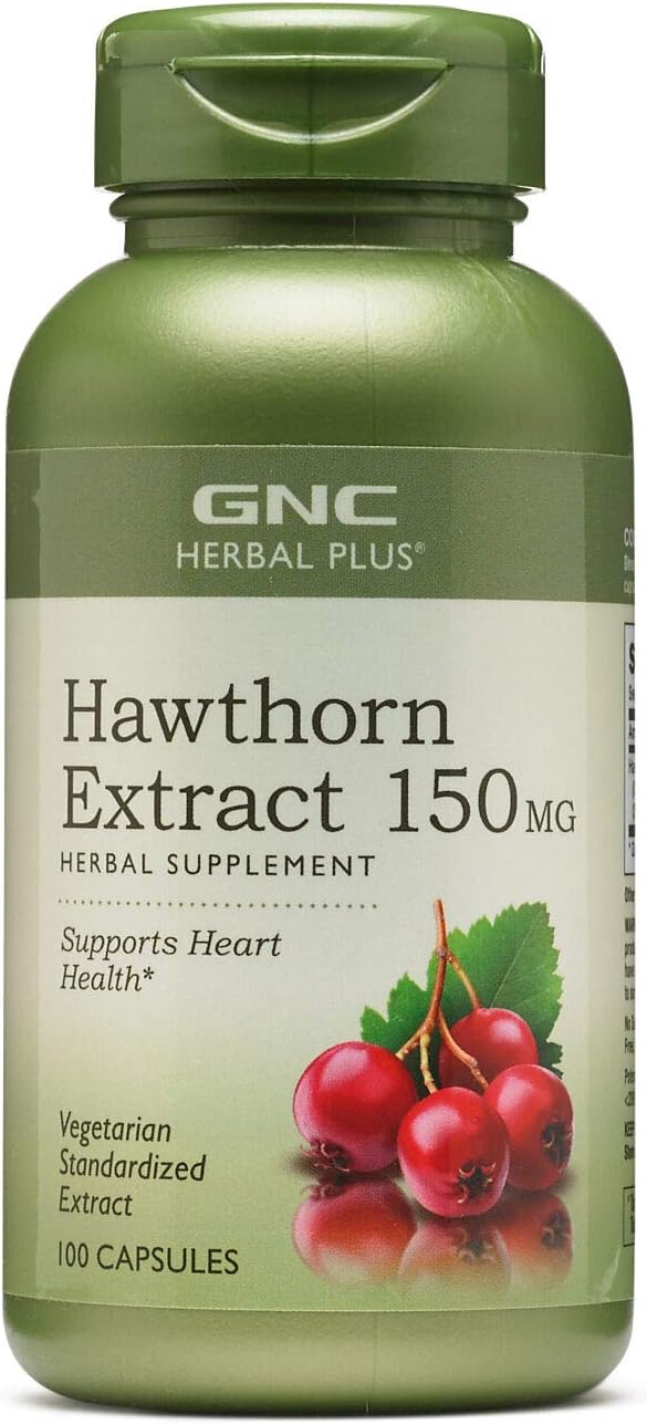 Herbal Plusreg Hawthorn Extract 150mg 100 Capsules