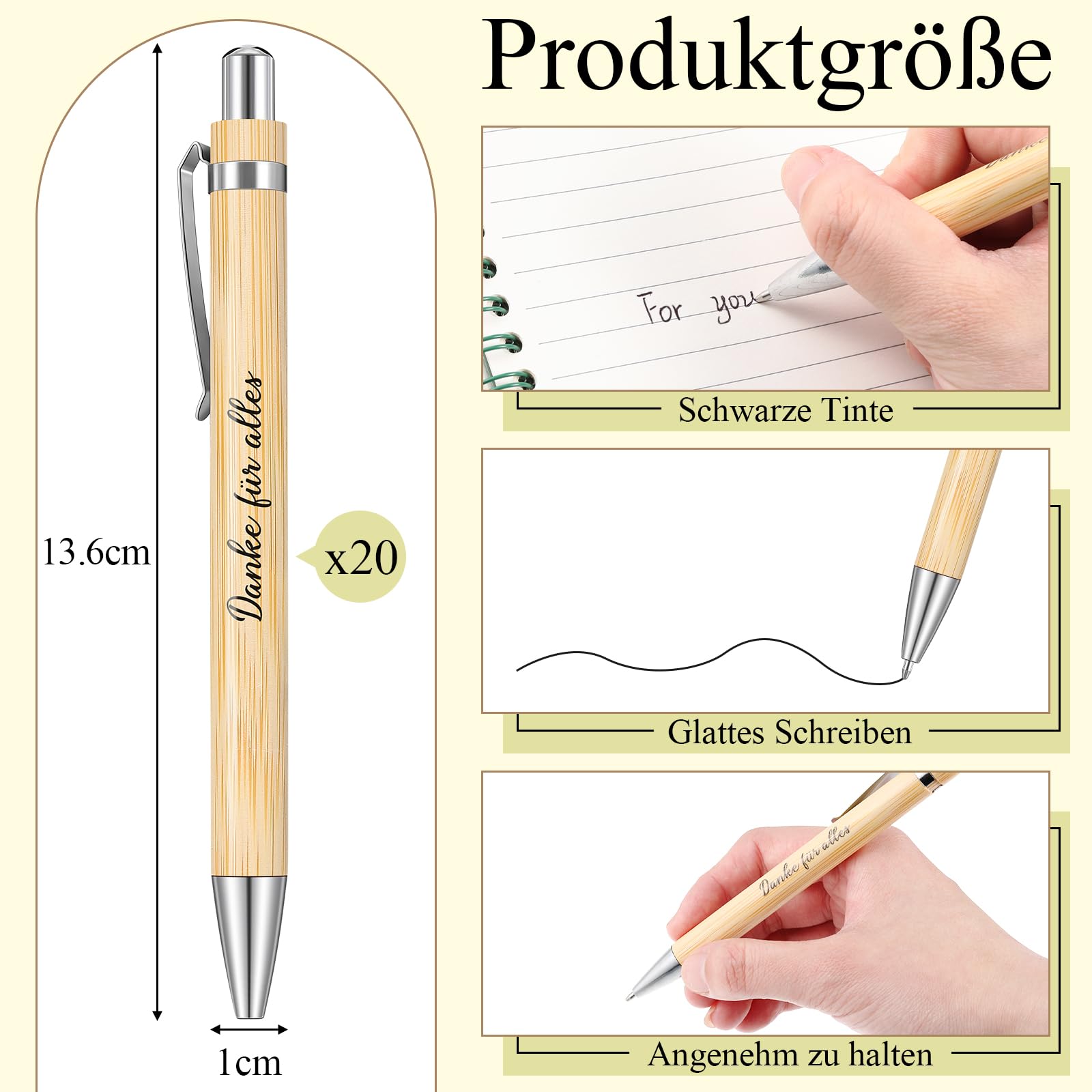 10 Stück Dankeschön-Geschenk-Set – Inspirierende Kugelschreiber Mit Geschenkboxen, Motivierende Zitate, Für Kollegen, Lehrer, Krankenschwestern
