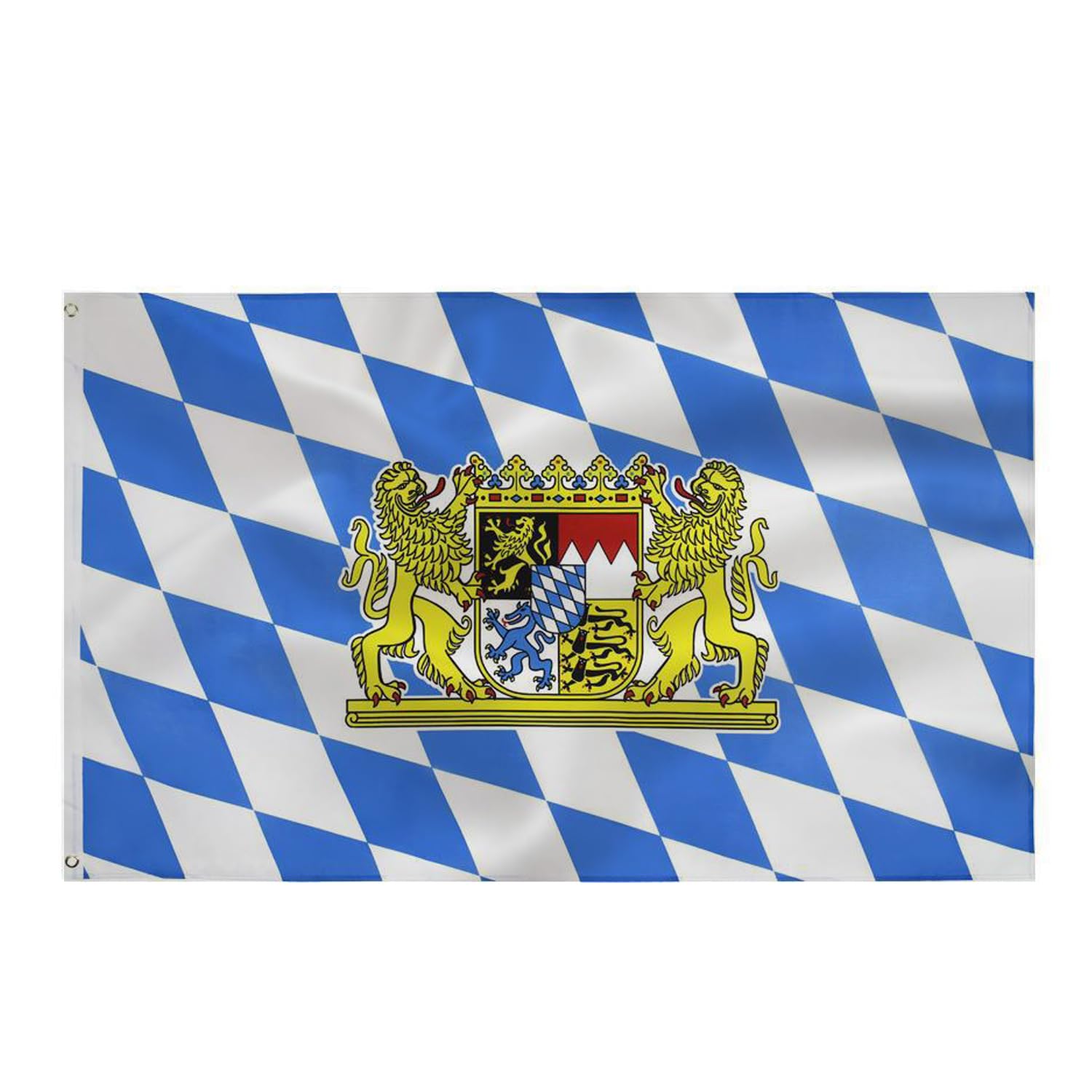 Flagge Der 10. Bergdivision – 90 X 150 Cm, Polyester, Doppelseitig Bedruckt, Mit Messingösen
