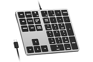 Slim USB-C Wired Numeric Keypad