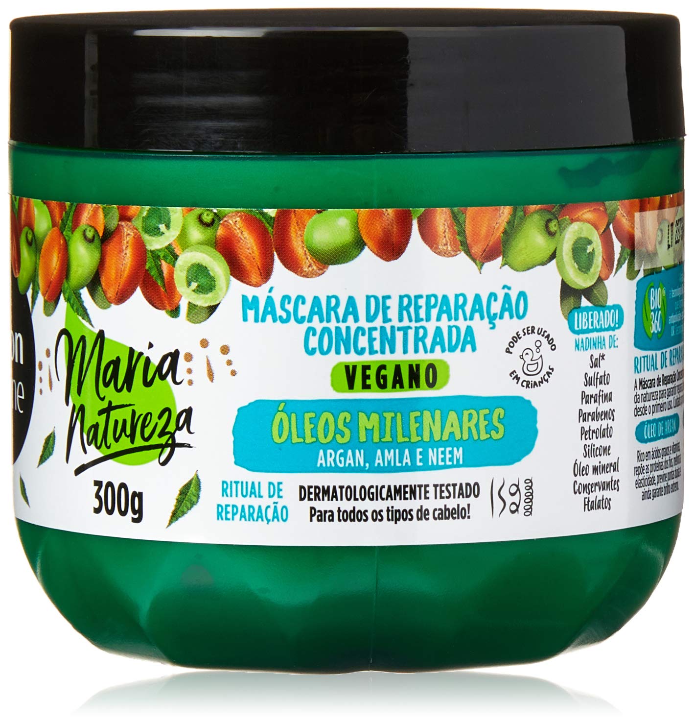 Máscara de Hidratação Maria Natureza Óleos Milenares Salon Line