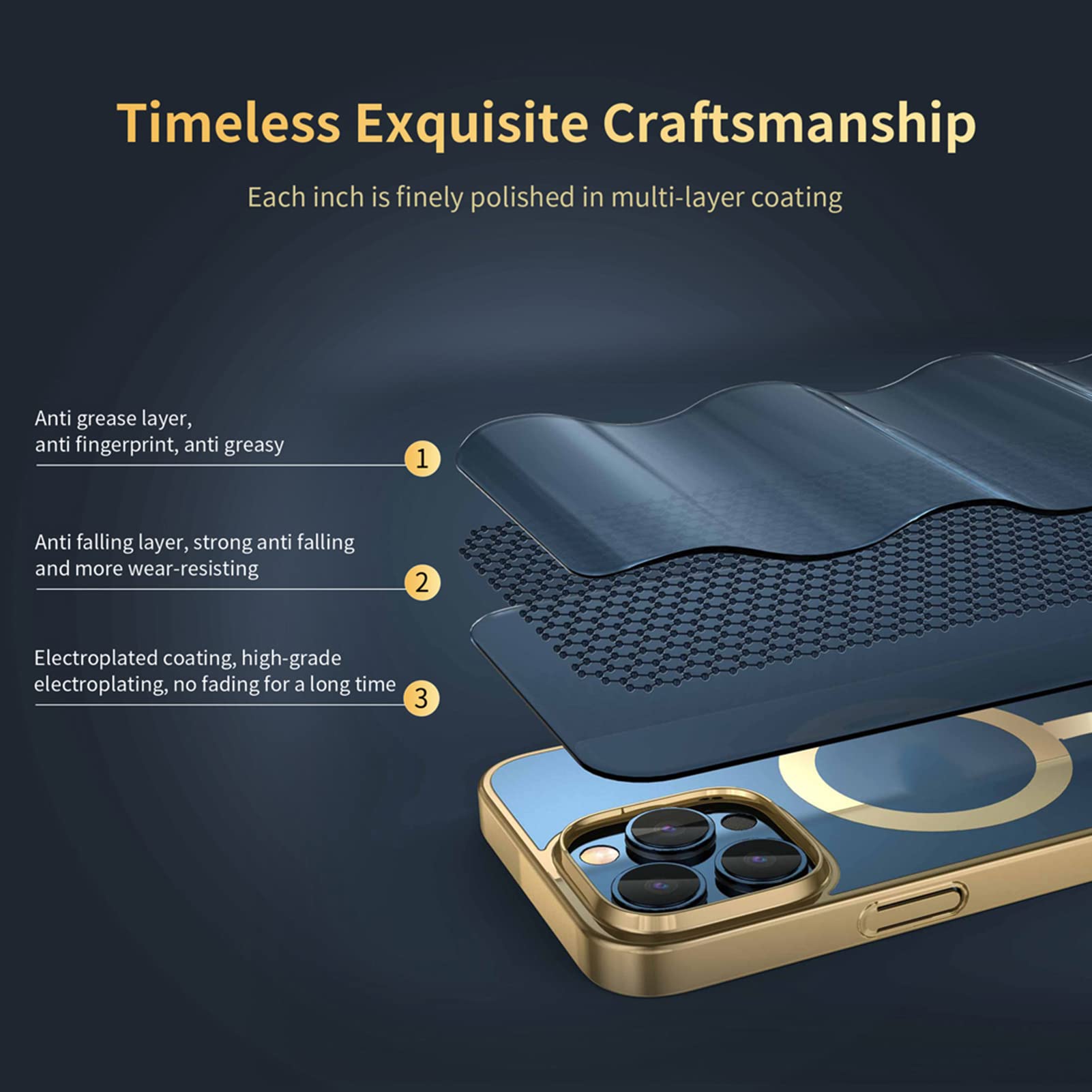 Przezroczyste etui do iPhone 14/14 Pro/14 Plus/14 Pro Max, etui ochronne z widokiem logo, luksusowe platerowanie, odporne na wstrząsy, wąskie etui na telefon, obsługa ładowania bezprzewodowego, fioletowe, 14 plus 6,7''