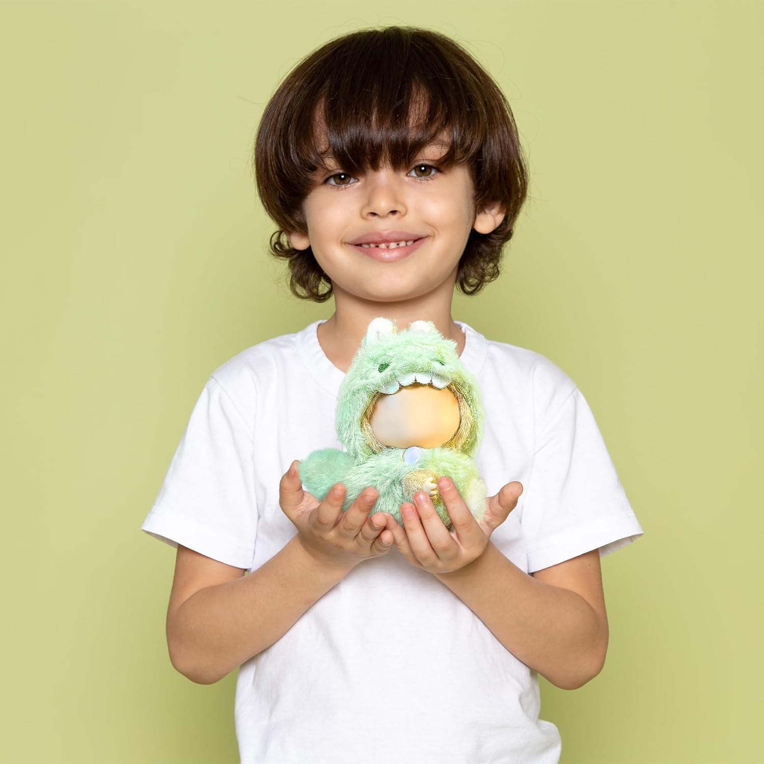 Clothes Fit for 17CM Doll, Fashion Doll Clothes Outfit Set Cute Theme Designer Toys Dress Accessories for Collector Fans Display (3D Green Dinosaur)