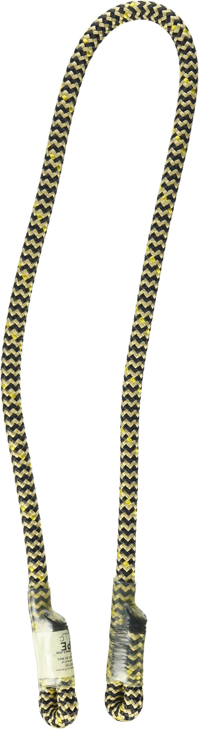 Rope Logic Bee-Line 10mm x 34" G-Spliced Eye & Eye Prusik Cord, Black/Tan, Small