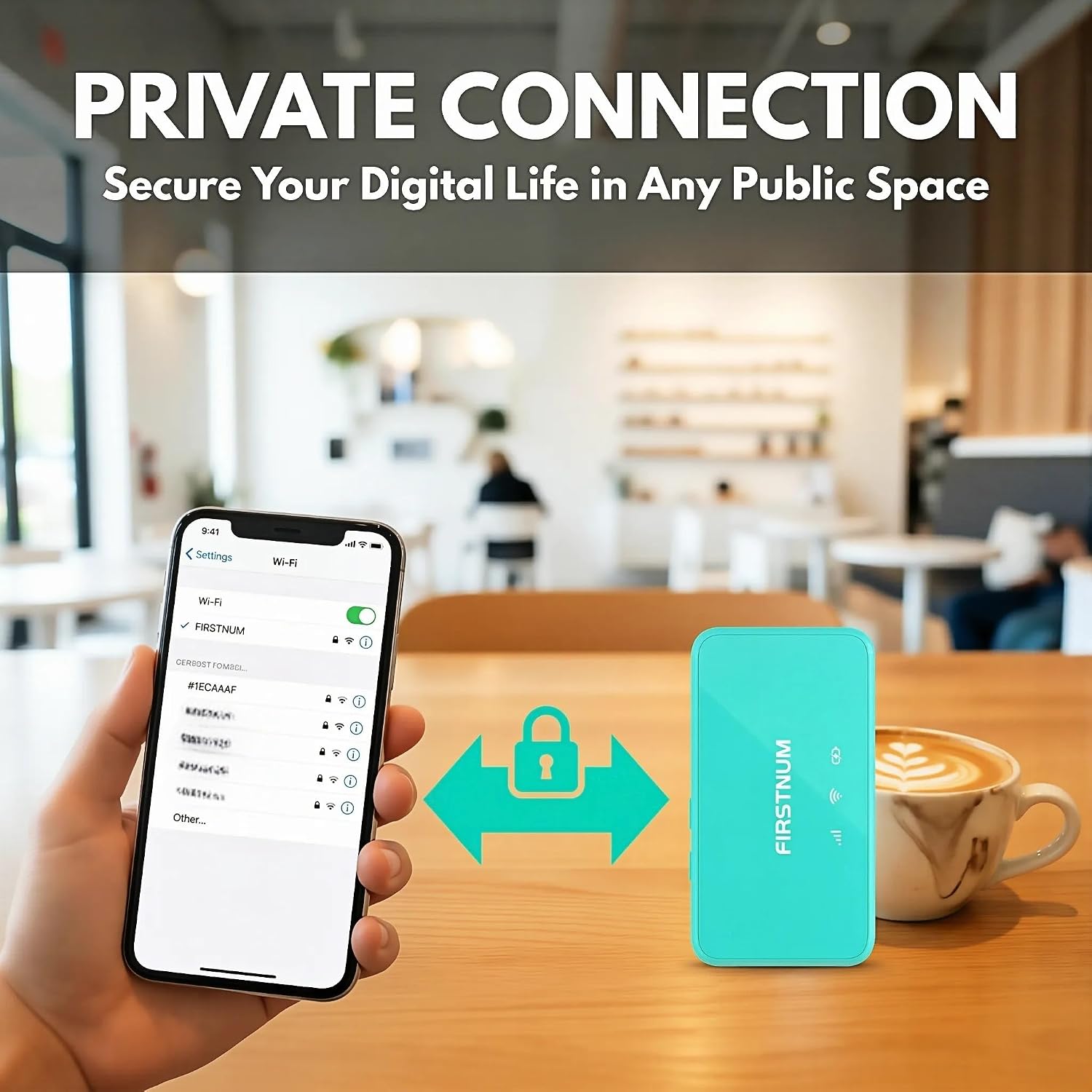 M6 Mobile Hotspot, Portable WiFi Hotspot for Travel in 160+ Countries, No SIM Card Required Hotspot No Contract, Connect Up to 10 Devices, Portable Hotspot with 1GB Free Global Data Monthly
