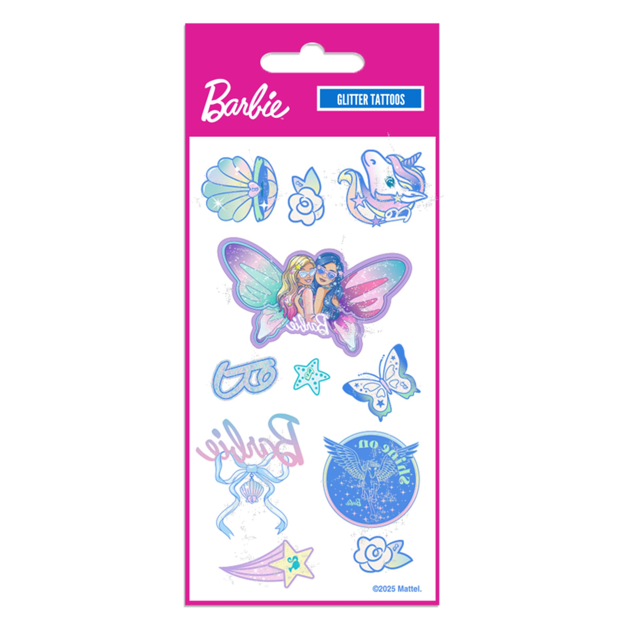 Barbie Calza sorprese 2026, Set da Fatina, Tutu de, Tatuaggi, JNB75