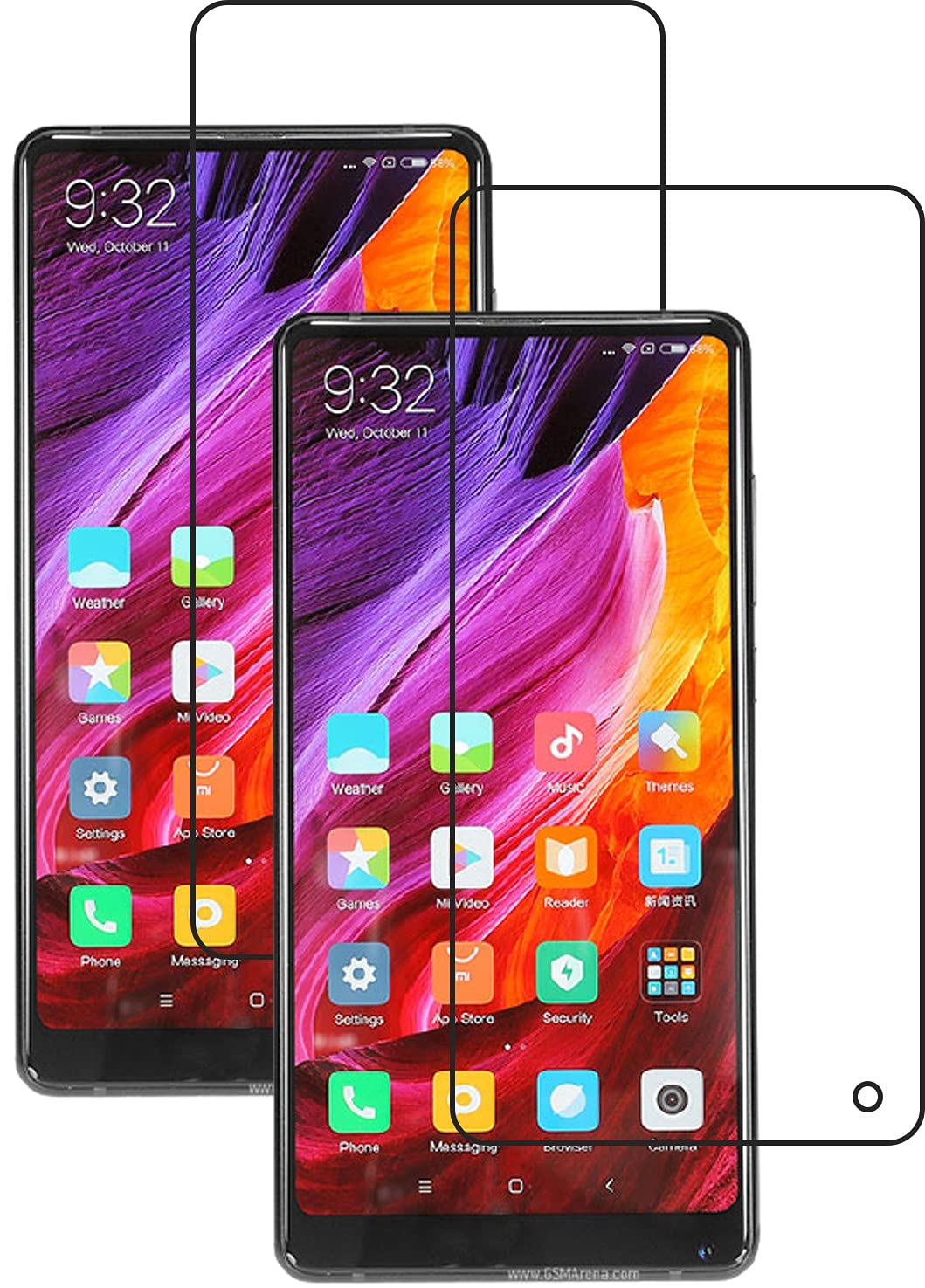 DVTECH? (Pack of 02 9H Super Glossy unbreakable Screen Protector for Xiaomi Mi Mix 2 (Not a Tempered glass) (B09BD623B2) Amazon Price History, Amazon Price Tracker