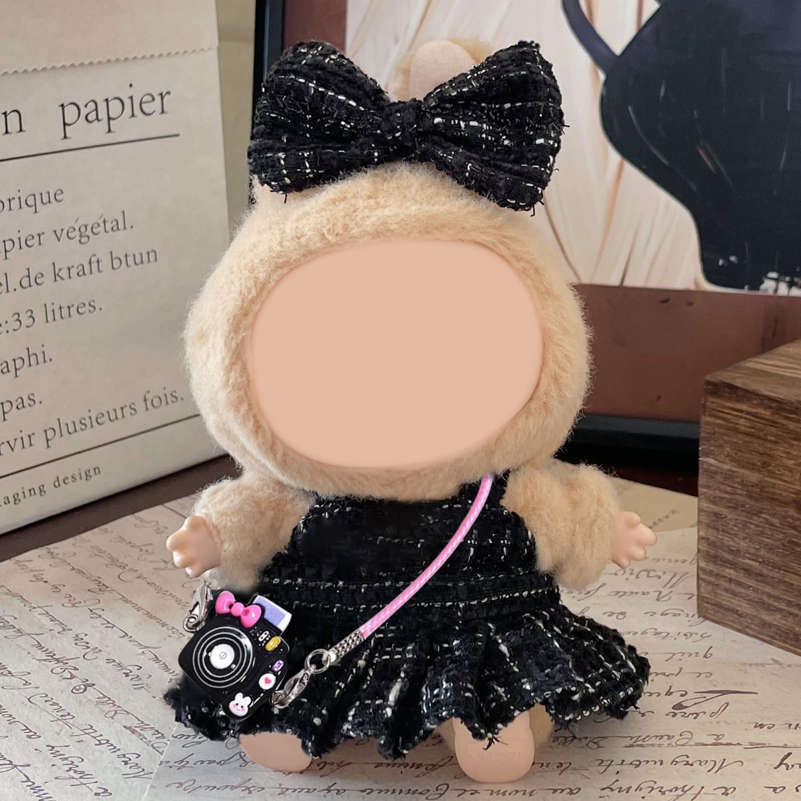 EDLMKM Stylish Doll Clothes, Clothes for Doll Doll Outfit Set for 17cm Dolls - Image 3