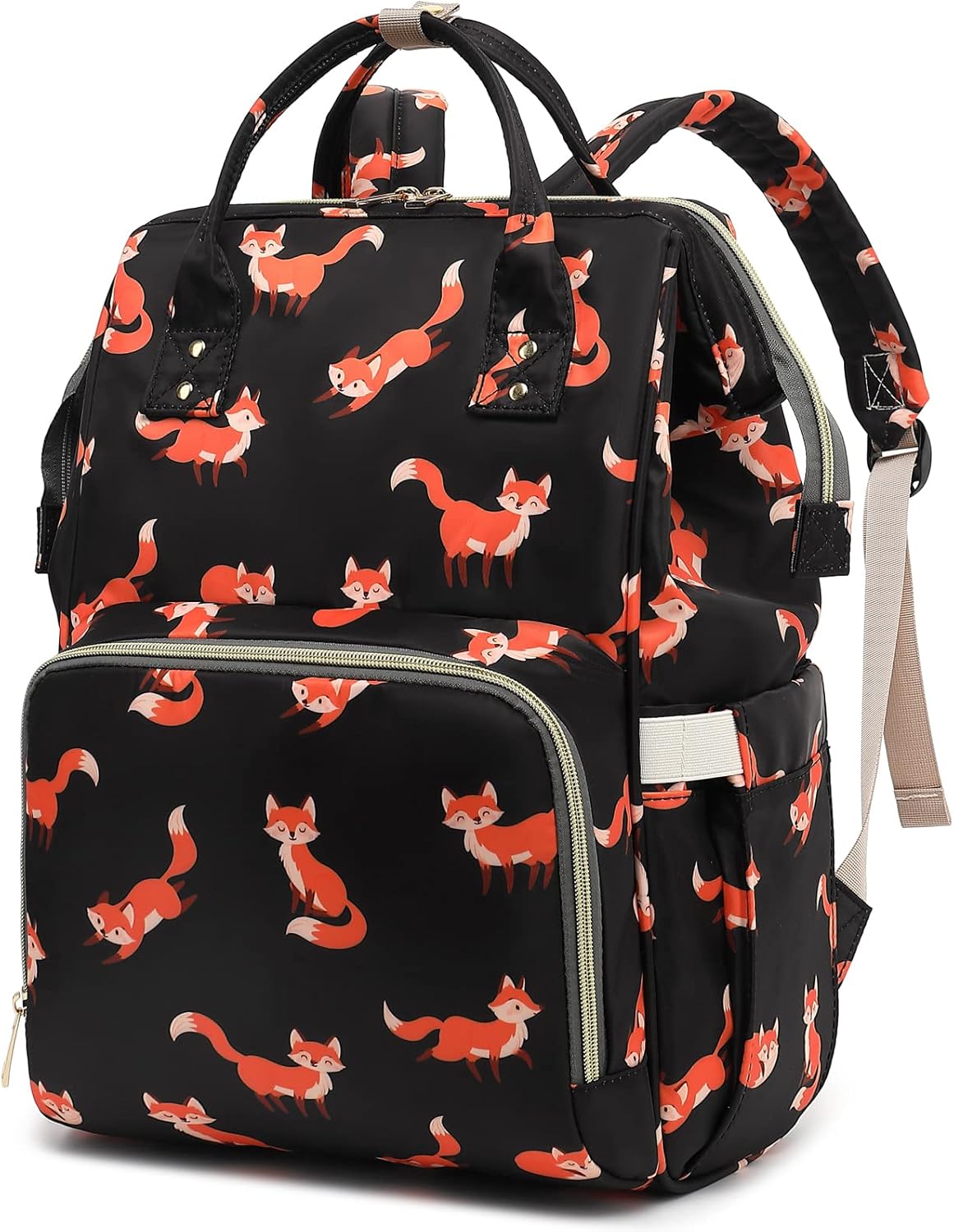 Fox Laptop Backpack for Women, College Bookbag School Backpack Work Business Travel 15.6 Inch Computer Backpacks
