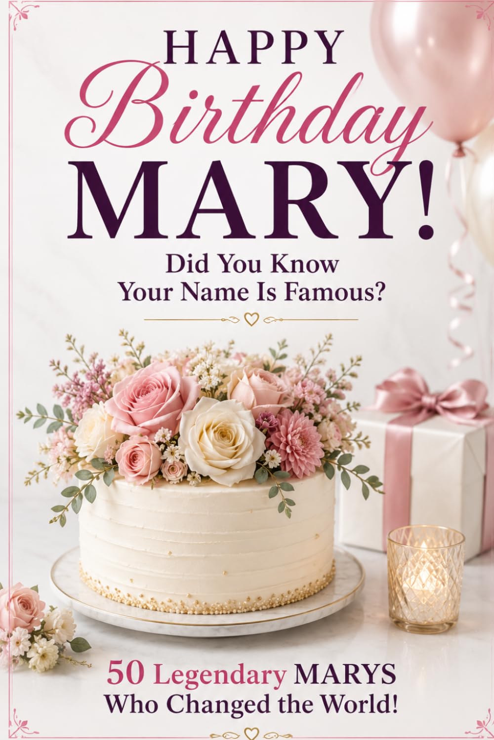 Happy Birthday, MARY! Did You Know Your Name Is Famous?: 50 Legendary Marys Who Changed the World
