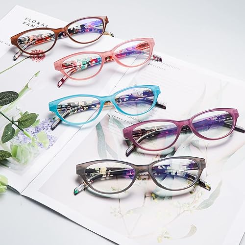 Miniatura 4 de CLASAGA Anteojos progresivos de lectura multienfoque para mujer, con bloqueo de luz azul, lentes para lectura de computadora