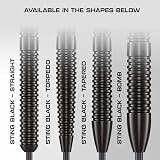 KOTO – Sting Black 90% Tungsten Darts, 24G, Black, Steel Tip Darts Set - 7