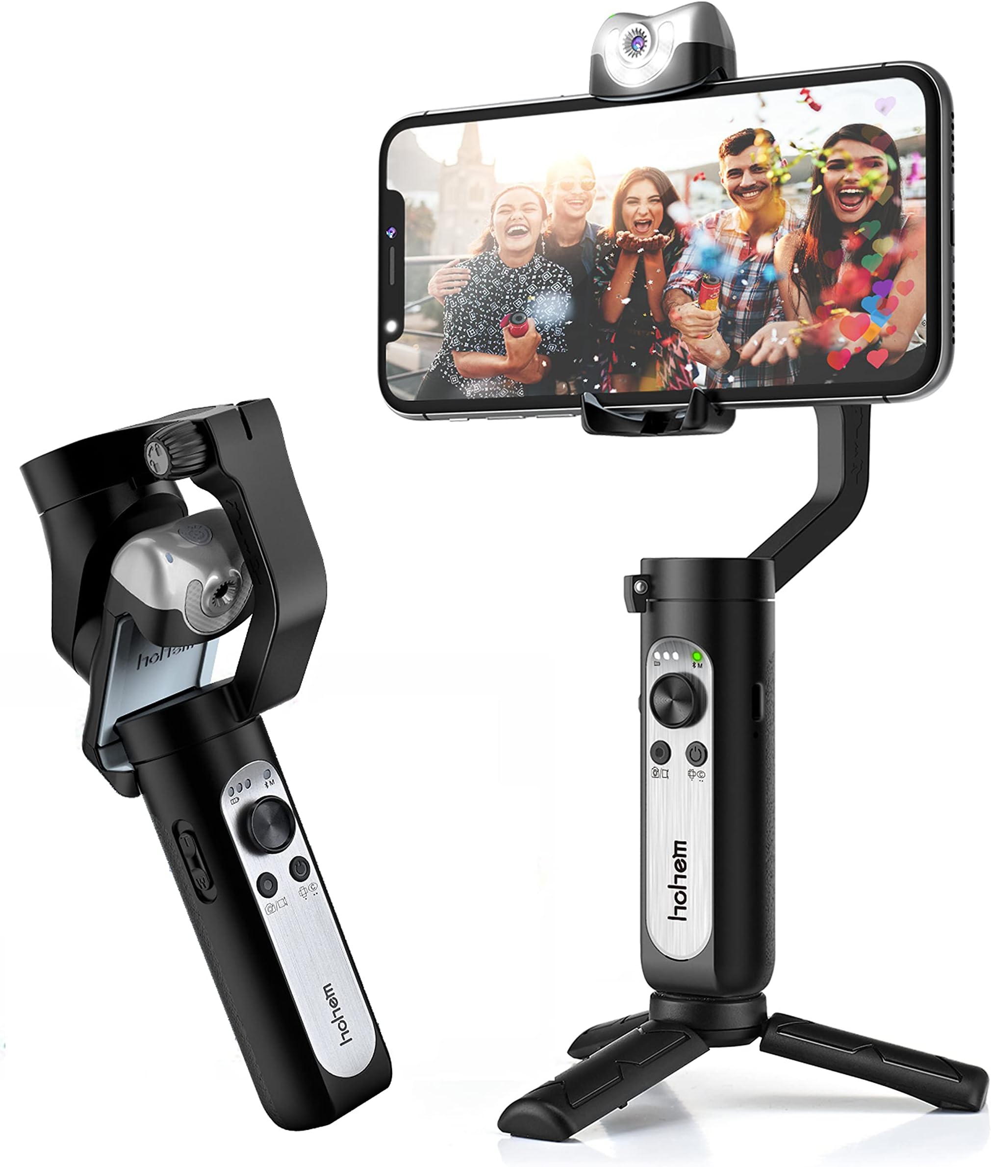 AOCHUAN 3-Axis Gimbal Stabilizer voor Smartphone w/RGB AOCHUAN 3-Axis Gimbal Stabilizer voor Smartphone w/RGB