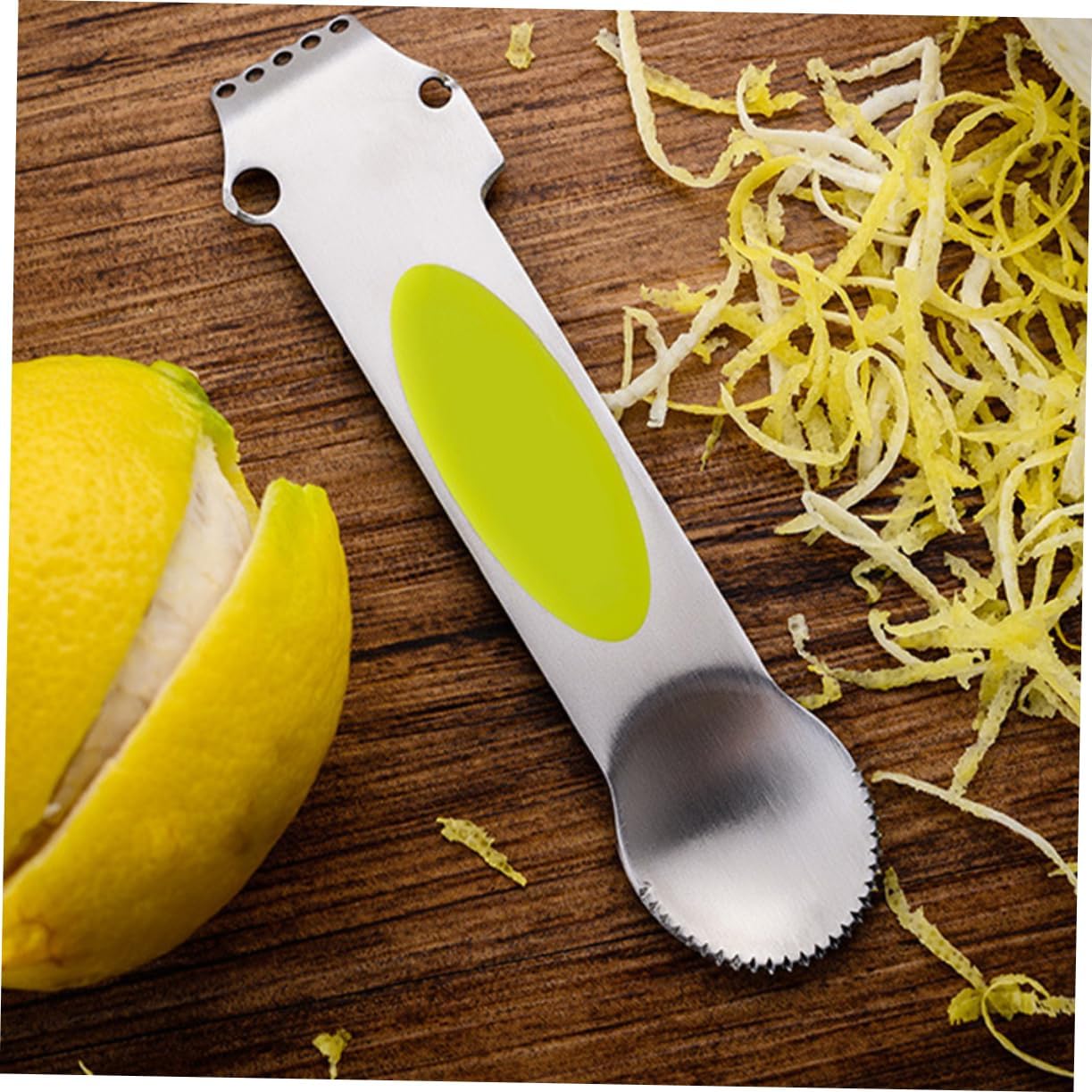 Peel Grater with Five Hole Head Stainless Steel for Citrus