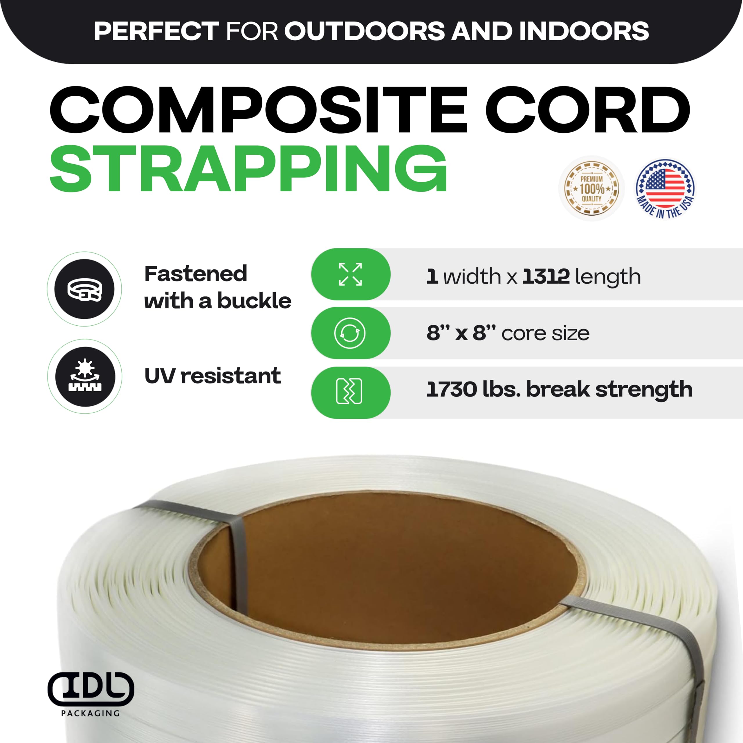 Kit De Cerclage Composite Kubinec - Longueur 1970 Mm, Largeur 3/4" - Neuf