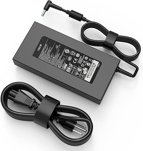 Cargador adaptador de CA de 150 W compatible con HP ZBook 15 16 17 G3 G4 G5 G6 G7 ZBook Studio15 OMEN x by 15 17 ADP-150XB B 776620-001 917677-003