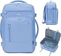 Vista 16 de ECOHUB Mochila de Viaje Mochila de Equipaje de Mano, Negro-3, Mochilas de viaje