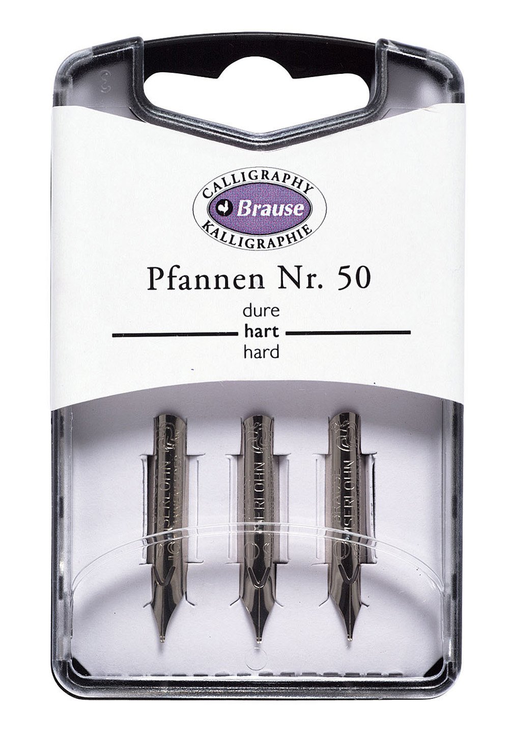 Brause Pennini Da Disegno - Confezione 3 Pezzi, Metallico Morbido, Per Calligrafia E Scrittura - Foto 4