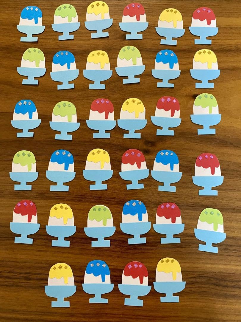 Amazon.co.jp: クラフトペーパー 「 かき氷 」 アルバム 壁面