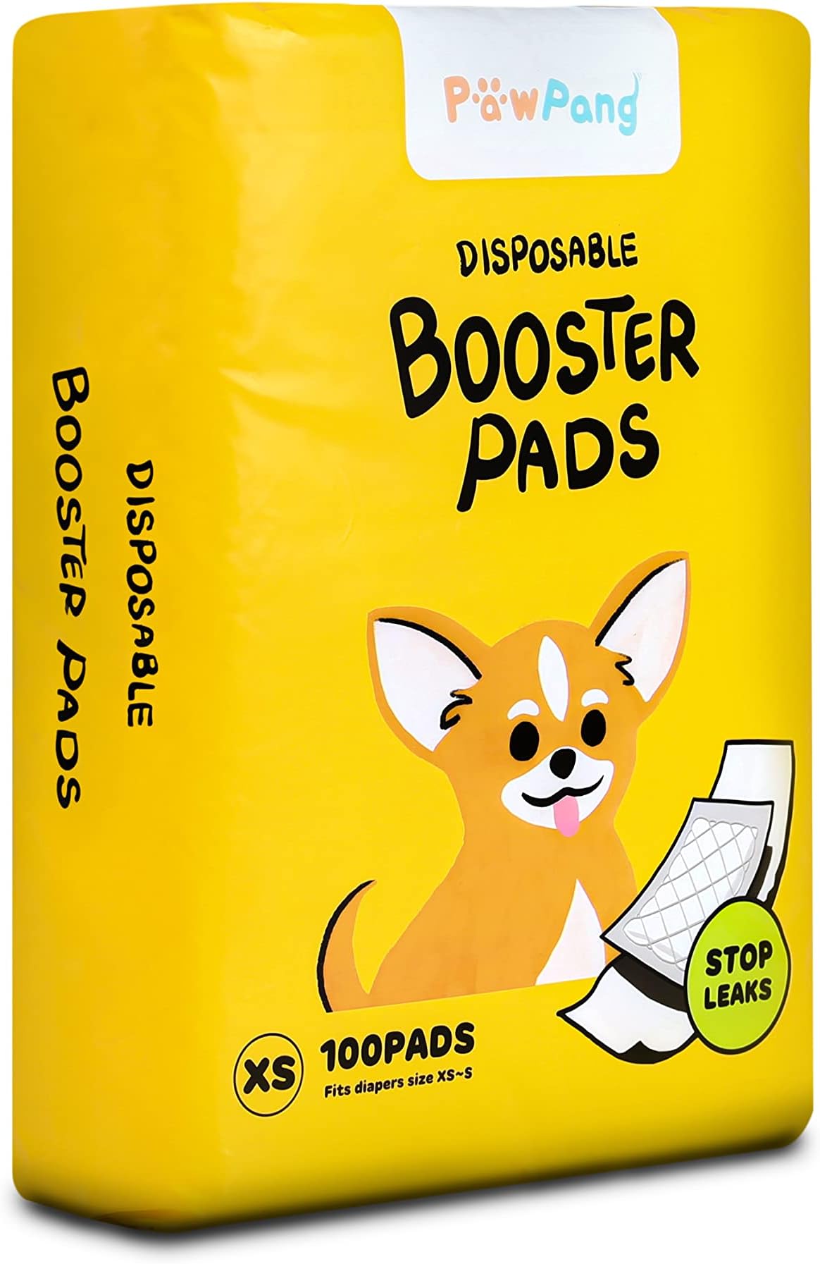 PAWPANG Disposable Dog Diaper Liners Booster Pads for Male & Female