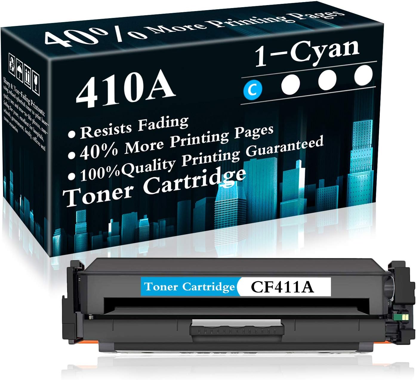 KEENKLE 410A Toner kompatibel für HP 410X Multipack, CF410A CF410X, für HP MFP m477fdw, Color LaserJet Pro MFP M477fdw M477fdn M452nw M377dw M452dn M452dw M477dw, 4er-Pack