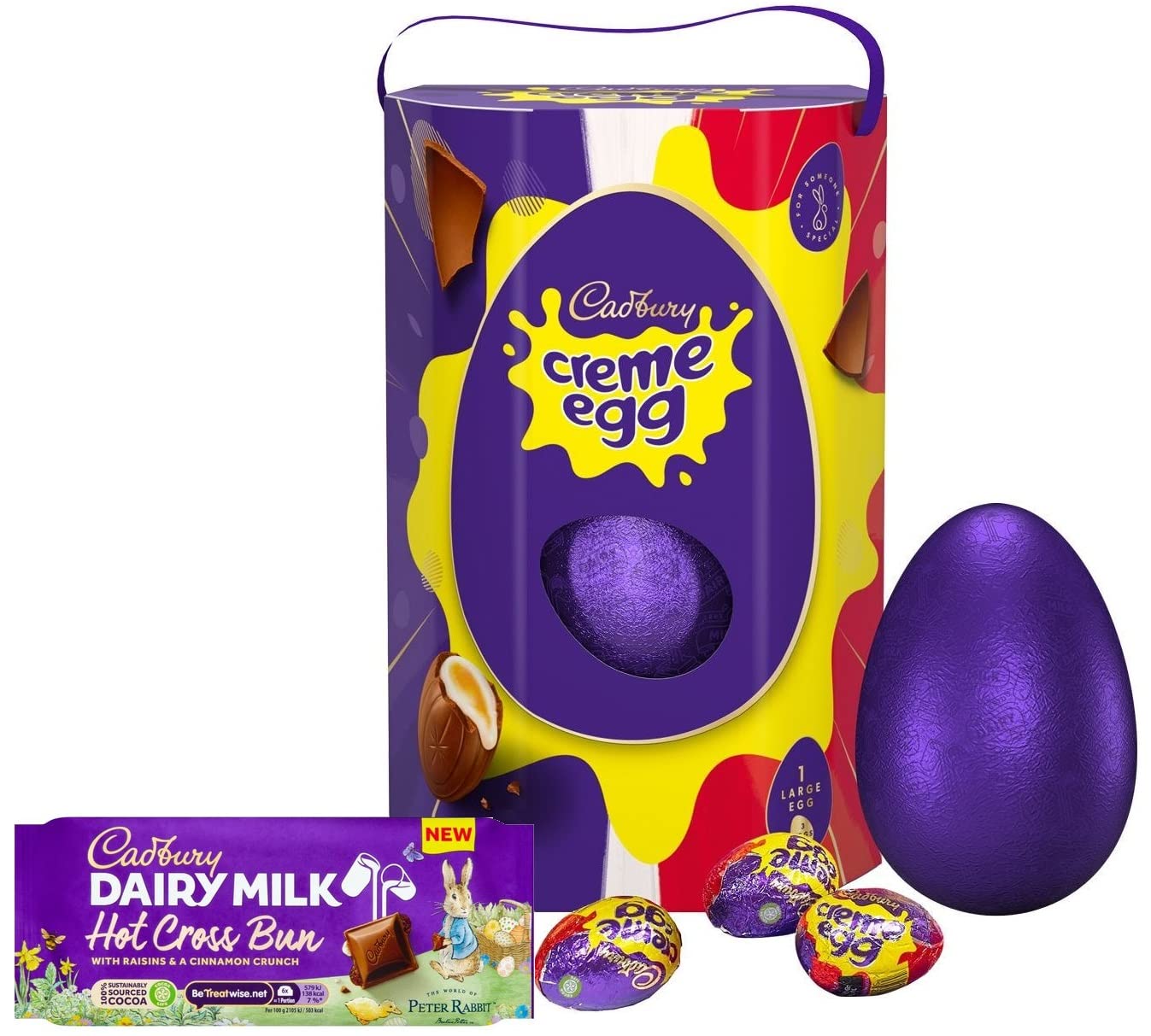 Buy Luxuriously Delicious Cadbury Creme Extra Large Easter egg 275g and