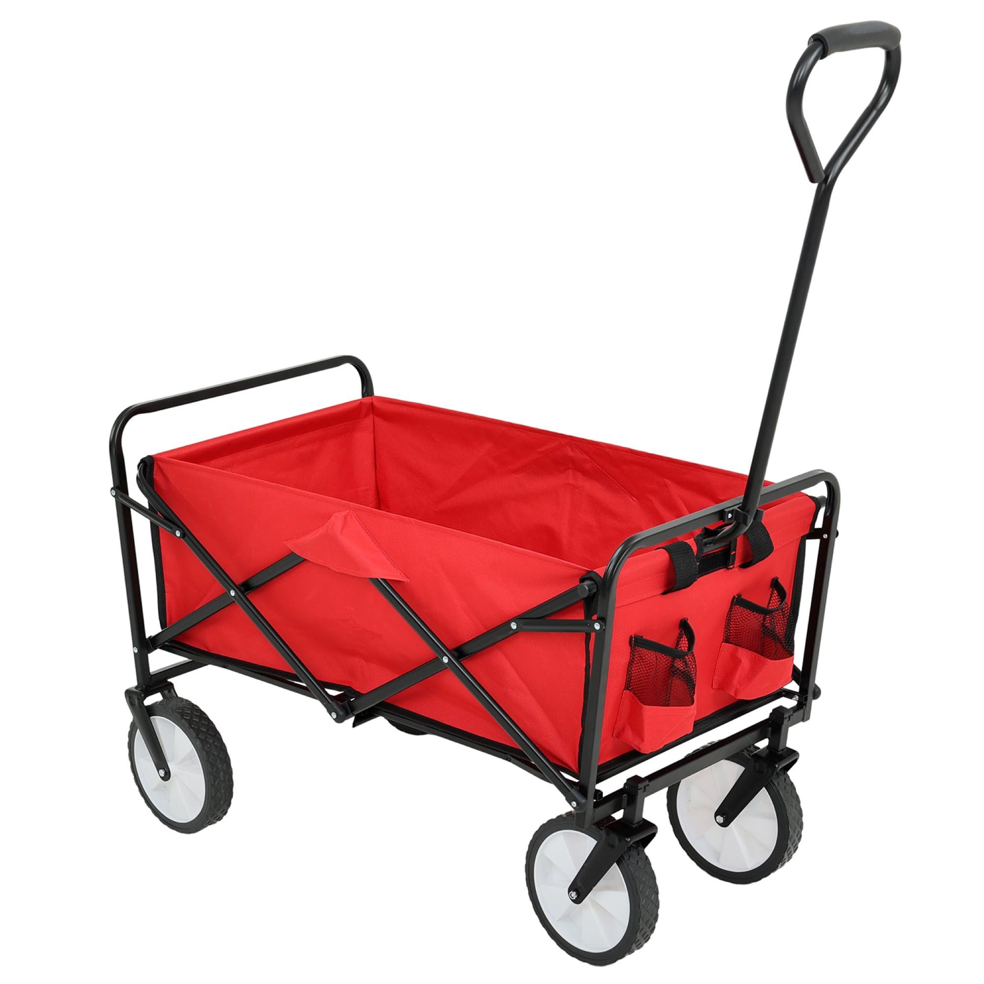 AKORD Chariot Touristique Pliable TYRS 145 Litres 110 Kg - Roues Robustes Poignée Confortable Noir