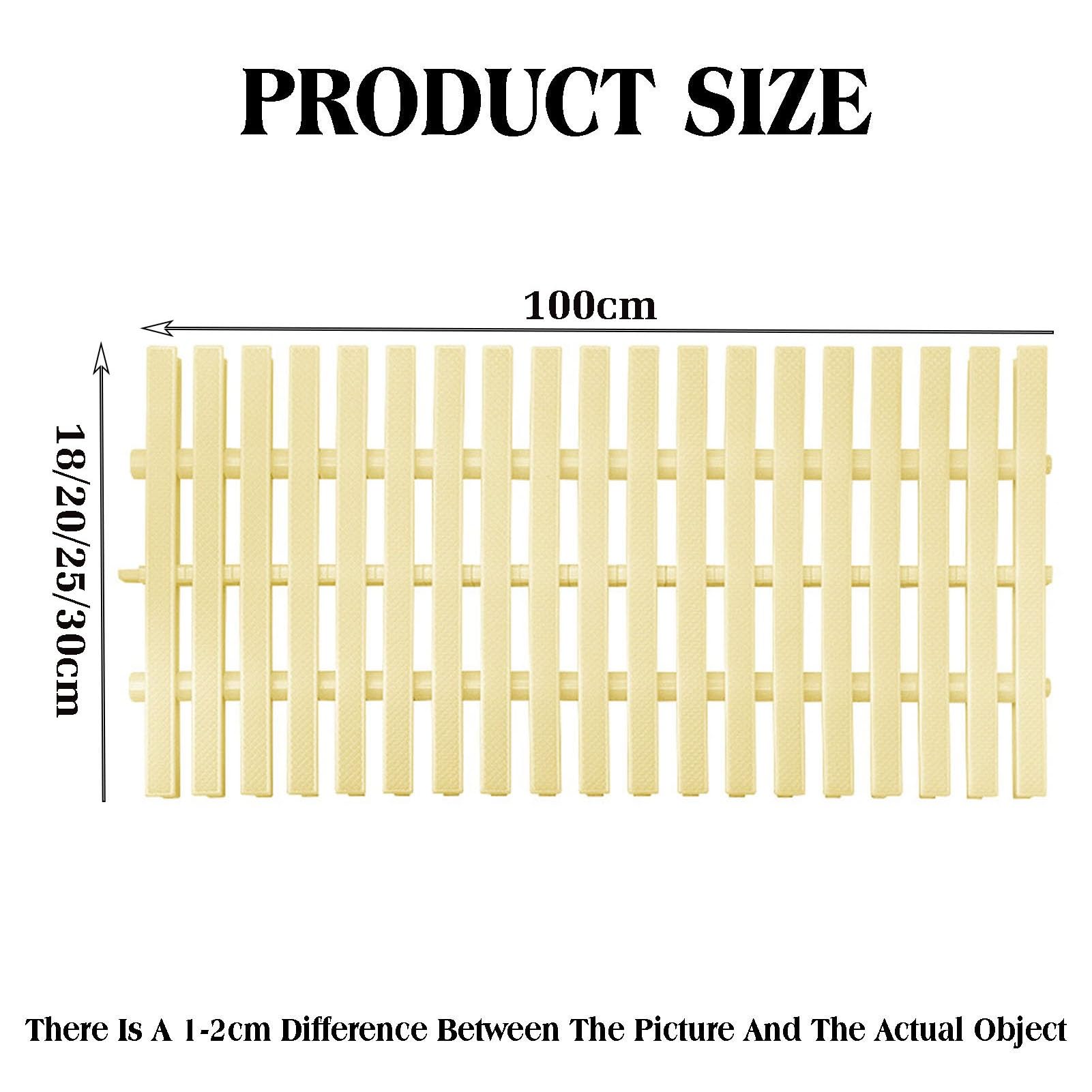 Rejillas para Piscinas, Rejilla de Drenaje para Piscinas, Cubierta de plástico ABS Resistente para entradas de vehículos, Patios y terrazas, 30x100 cm, Paquete de 6 Unidades - Equipo de prot