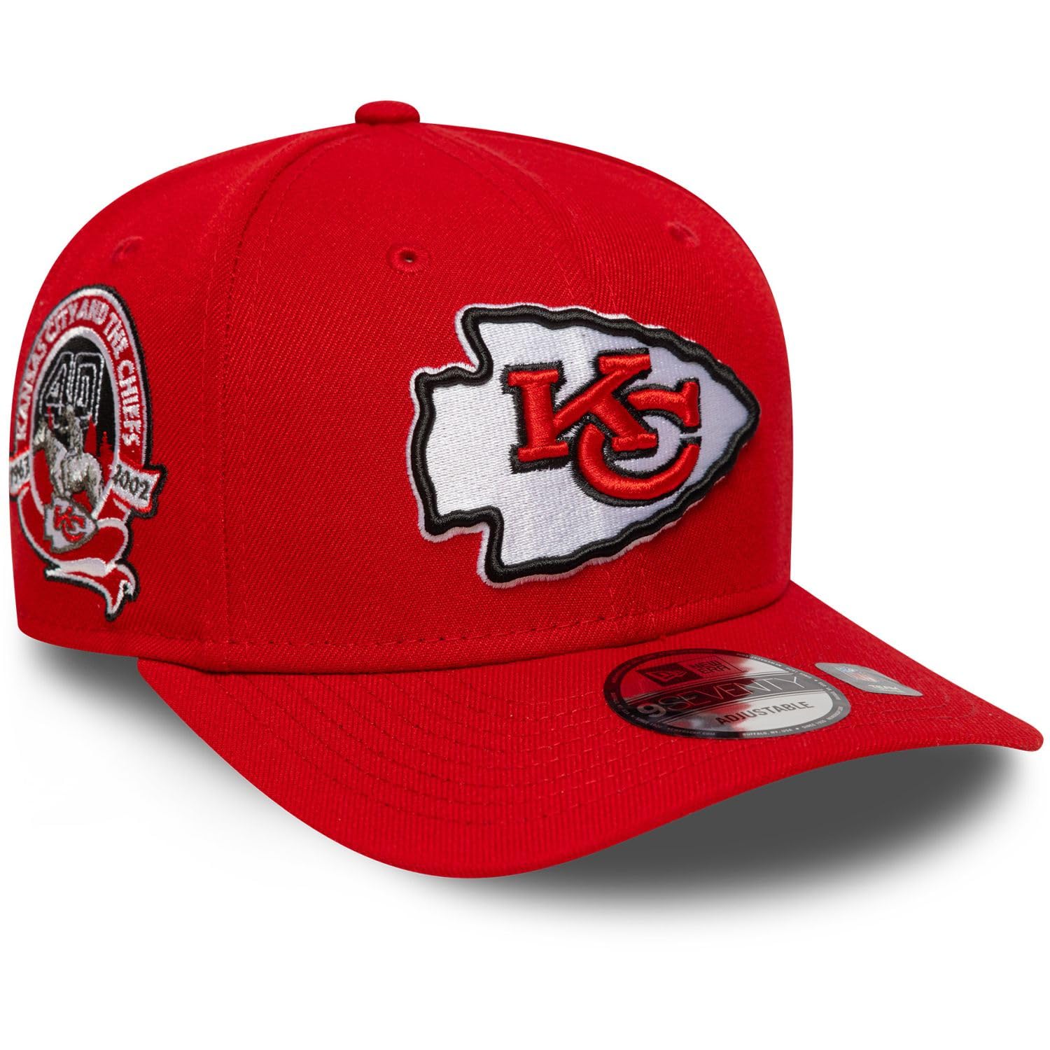 New Era 9Seventy Stretch Cap - SIDEPATCH Kansas City Chiefs Red