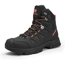 YOUTHUP Men's Hiking Boots Waterproof Lightweight Outdoor Trails Trekking