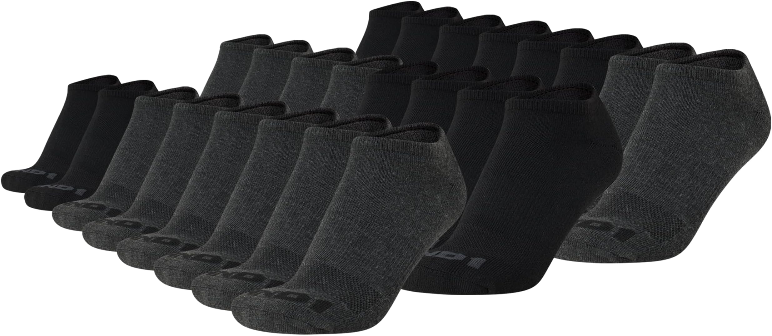 AND1Men's Socks - Athletic Cushion Low Cut Socks (24 Pack)