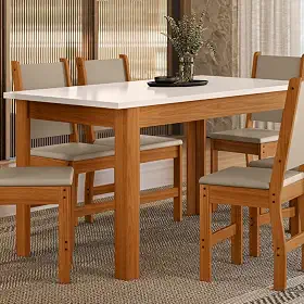 Mesa de Jantar Retangular 150cm Bellagio