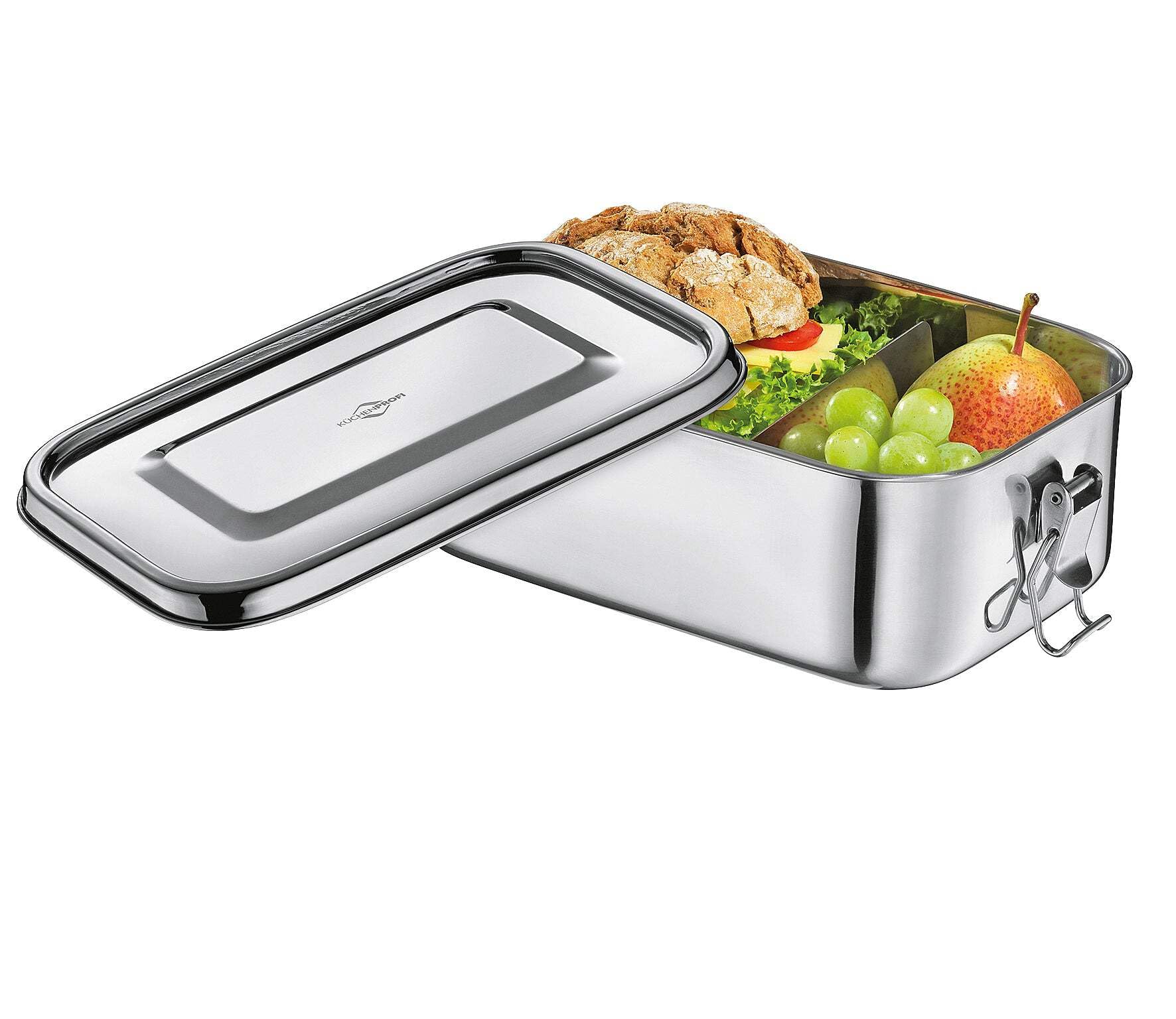 KÜCHENPROFI Lunchbox CLASSIC, rostfreier Edelstahl, 22,5×15×7,5 cm
