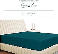 Vista 191 de Carressa Linen Sábana bajera ajustable 100% algodón tamaño King – Sábana bajera de 800 hilos King de algodón, lujosamente suave, refrescante