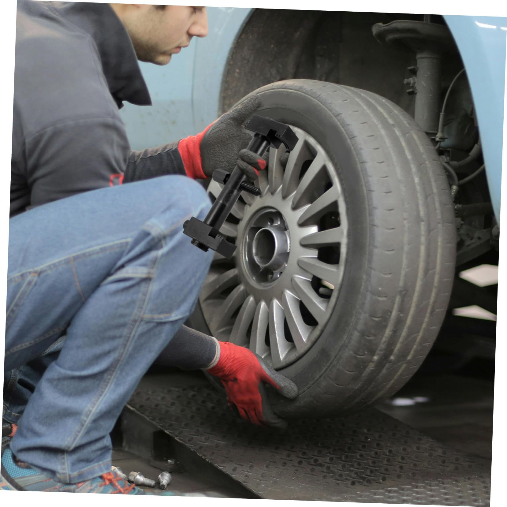 Gatuida Outil Extraction De Poulie De Antidérapant Kit Outils pour Démontage De Poulies Adapté pour Mécanicien Automobile
